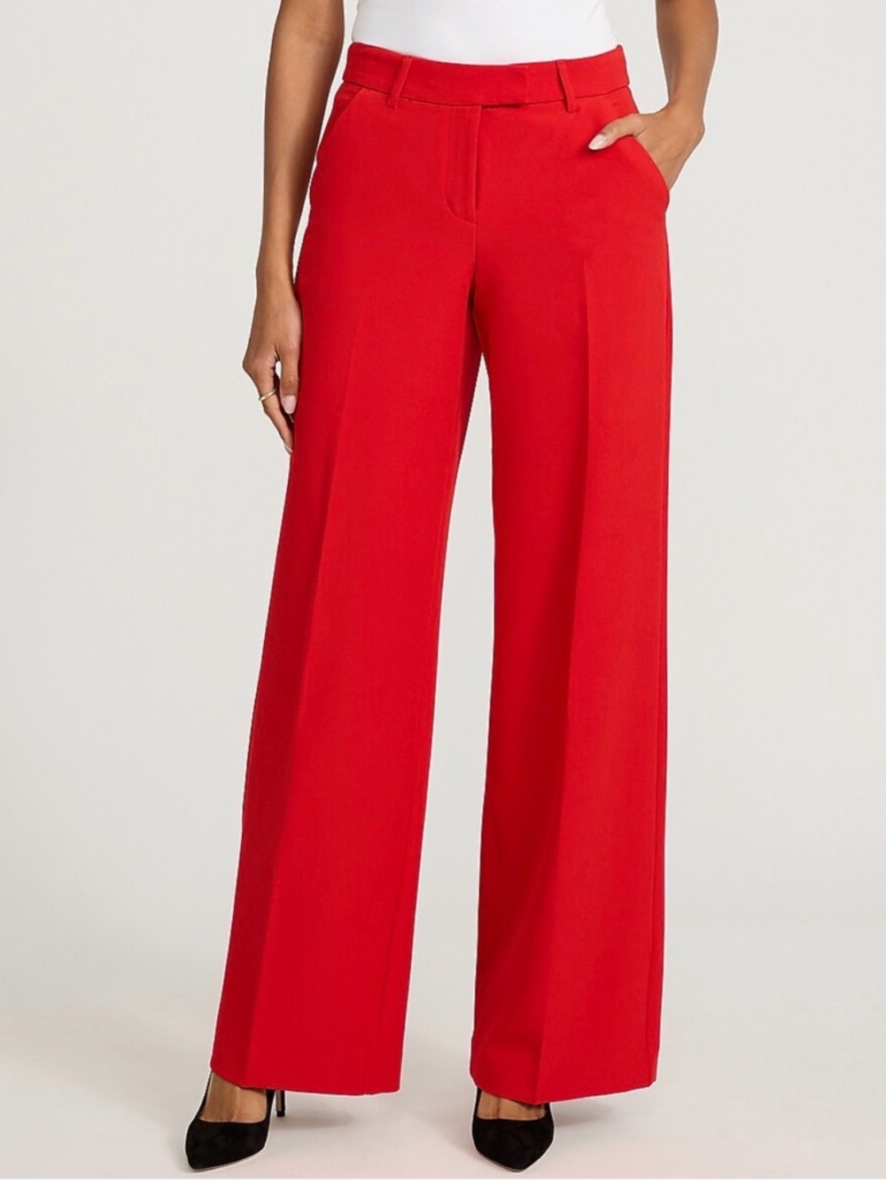 NWT Editor Studio Stretch Twill Mid Rise Trouser - size 2R